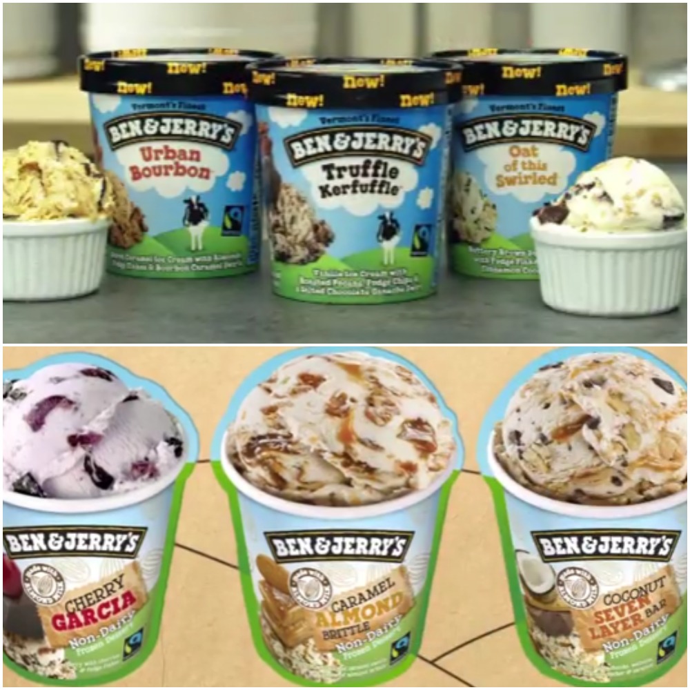 A Close-Up Look At Ben & Jerry's SIX Brand New Ice Cream Flavors ...