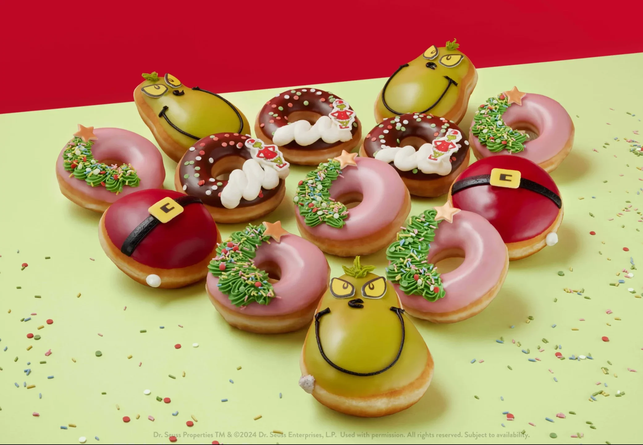 Krispy Kreme Stole Christmas With These GrinchInspired Donuts Foodbeast