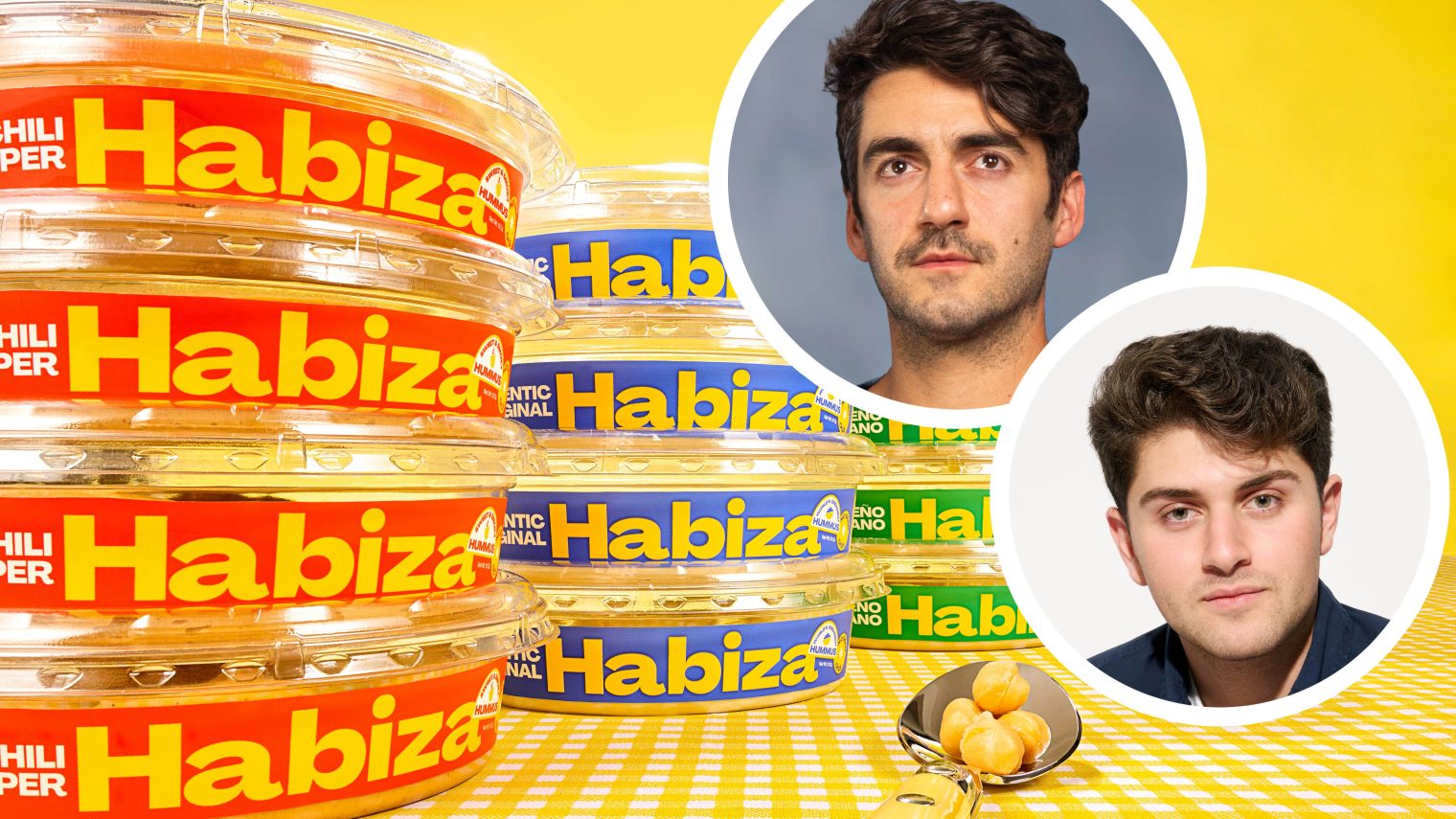 Habiza Hummus investment. Foodbeast founder Elie Ayrouth with Habiza Founder Jonathan "Jono" Srour.