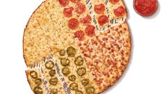 Little Caesars is putting four different flavors on one crust with its new Four-N-One Stix.