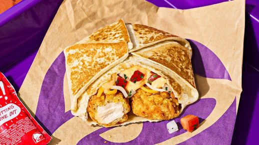 Taco Bell Crispy Chicken Crunchwrap Slider