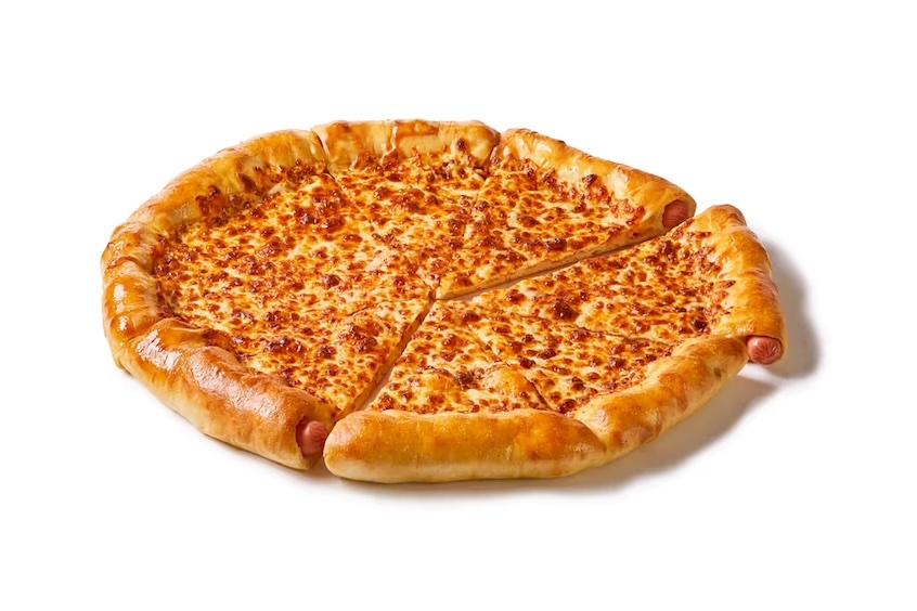 Pizza Hut Canada Debuts Hot Dog Stuffed Crust Pizza For Baseball Season