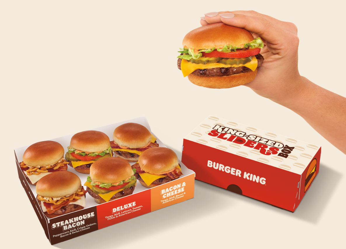Burger King Is Testing A King Size Sliders Box That Lets You Build Your Own Combo