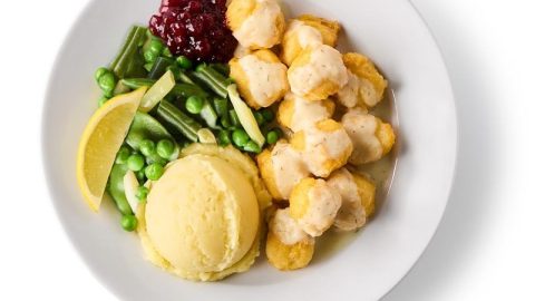IKEA U.S. adds fish balls made with haddock to its Swedish restaurant menu for Earth Day 2026 in late April.
