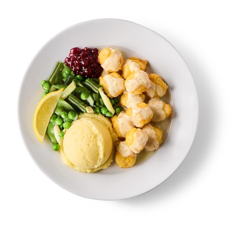 IKEA U.S. adds fish balls made with haddock to its Swedish restaurant menu for Earth Day 2026 in late April.