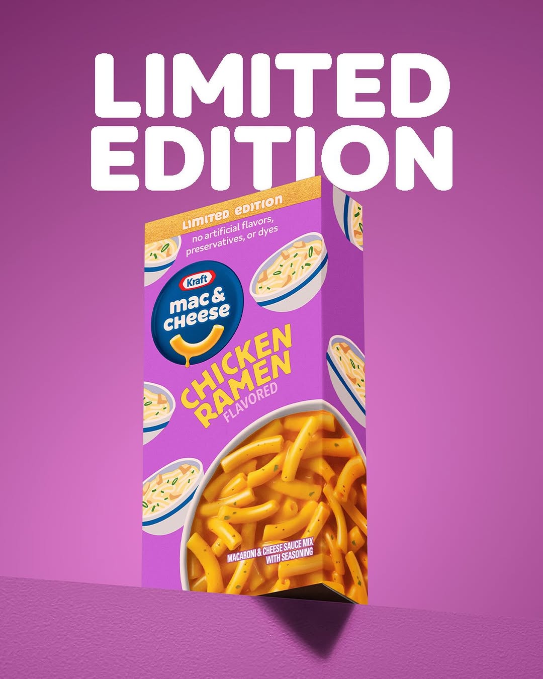 Kraft Turns Chicken Ramen Into Mac And Cheese Flavoring