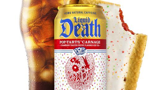 Liquid Death x Pop-Tarts Turns Frosted Strawberry Into Iced Tea