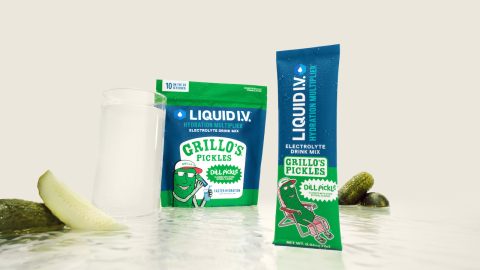 Liquid I.V®. x Grillo’s Pickles® Drops Pickle-Flavored Hydration Mix