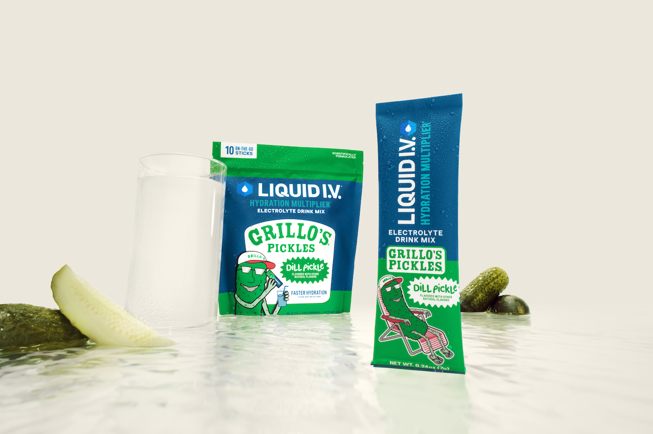 Liquid I.V®. x Grillo’s Pickles® Drops Pickle-Flavored Hydration Mix