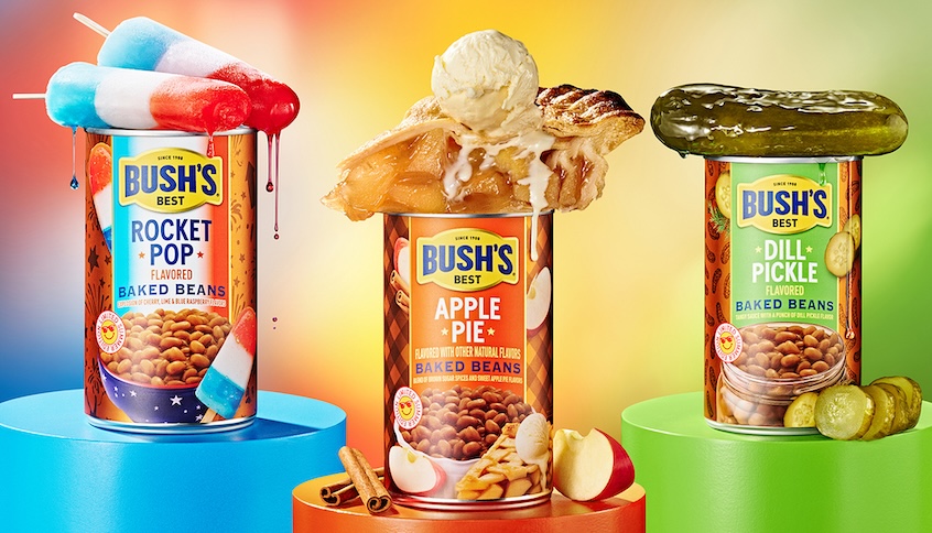 Bush’s New Bean Flavors Include Rocket Pop, Apple Pie, And Dill Pickle