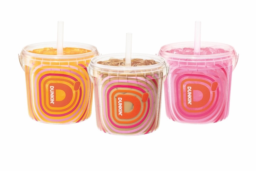 Dunkin's 42oz Beverage Buckets Are Set To Go Nationwide