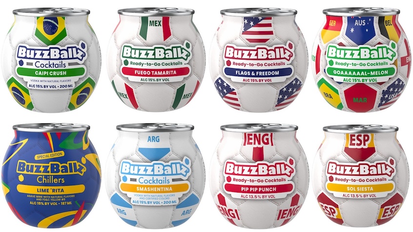 BuzzBallz Drops World Cup-Inspired ‘SoccerBallz’ Flavors