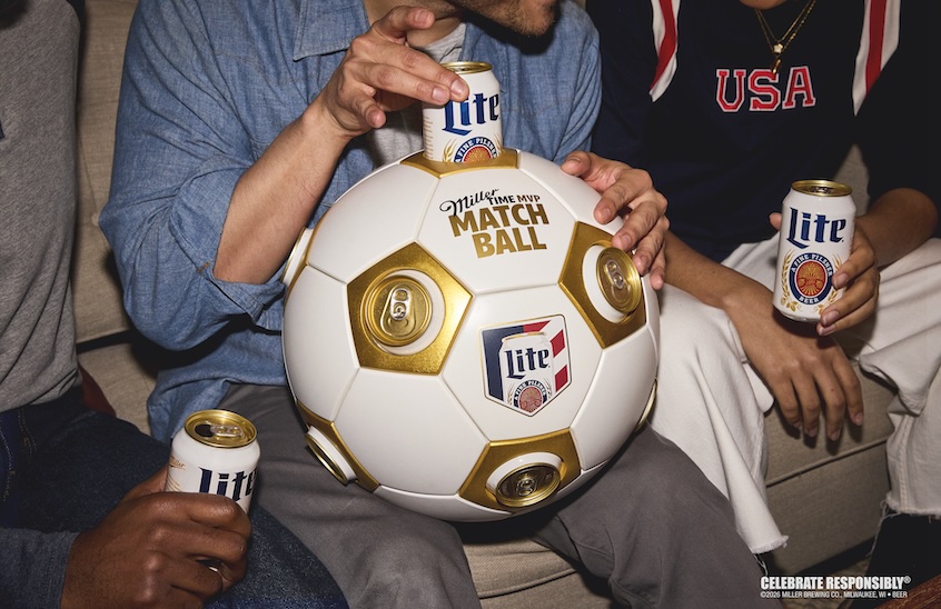 Miller Lite Made A Soccer Ball That Holds 12 Beers