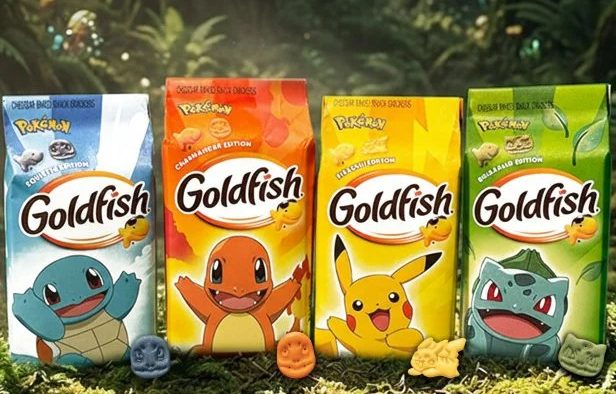 Goldfish Drops Limited-Edition Pokémon Crackers
