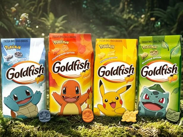 Goldfish Drops Limited-Edition Pokémon Crackers