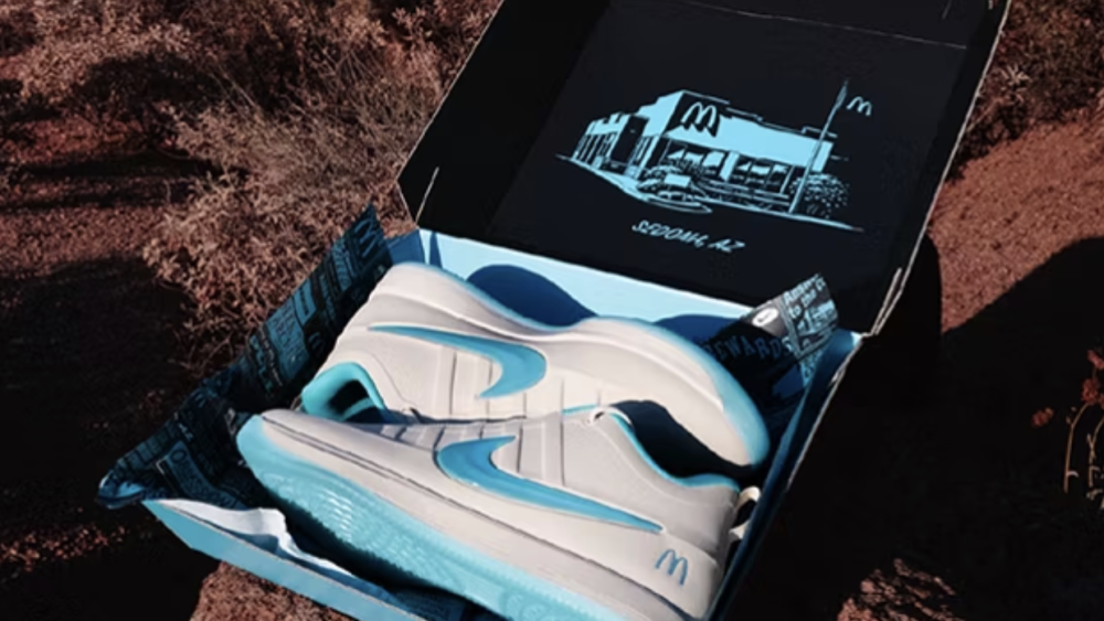 The World’s Only Turquoise McDonald’s Just Inspired This Nike Sneaker Collab