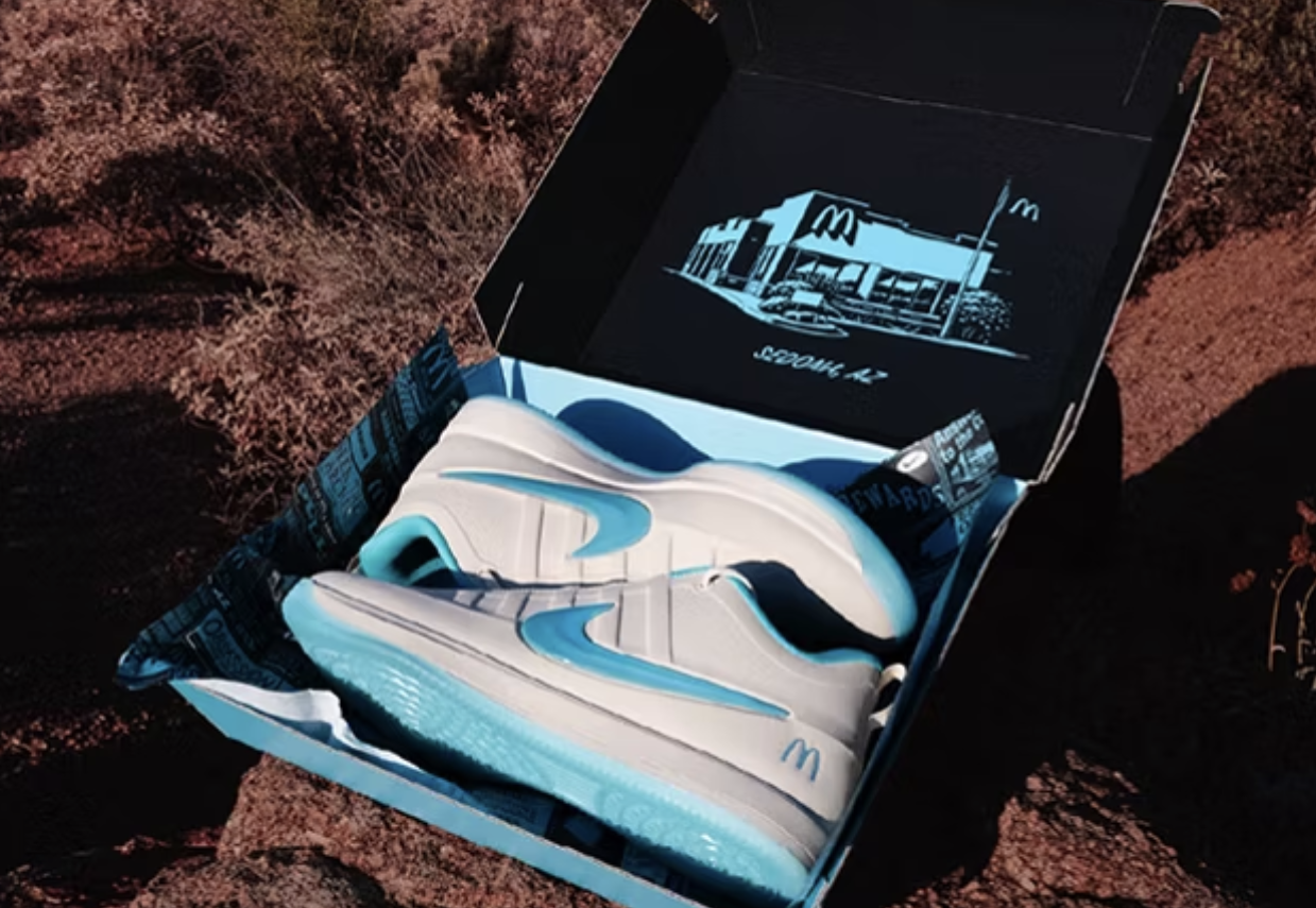 The World’s Only Turquoise McDonald’s Just Inspired This Nike Sneaker Collab