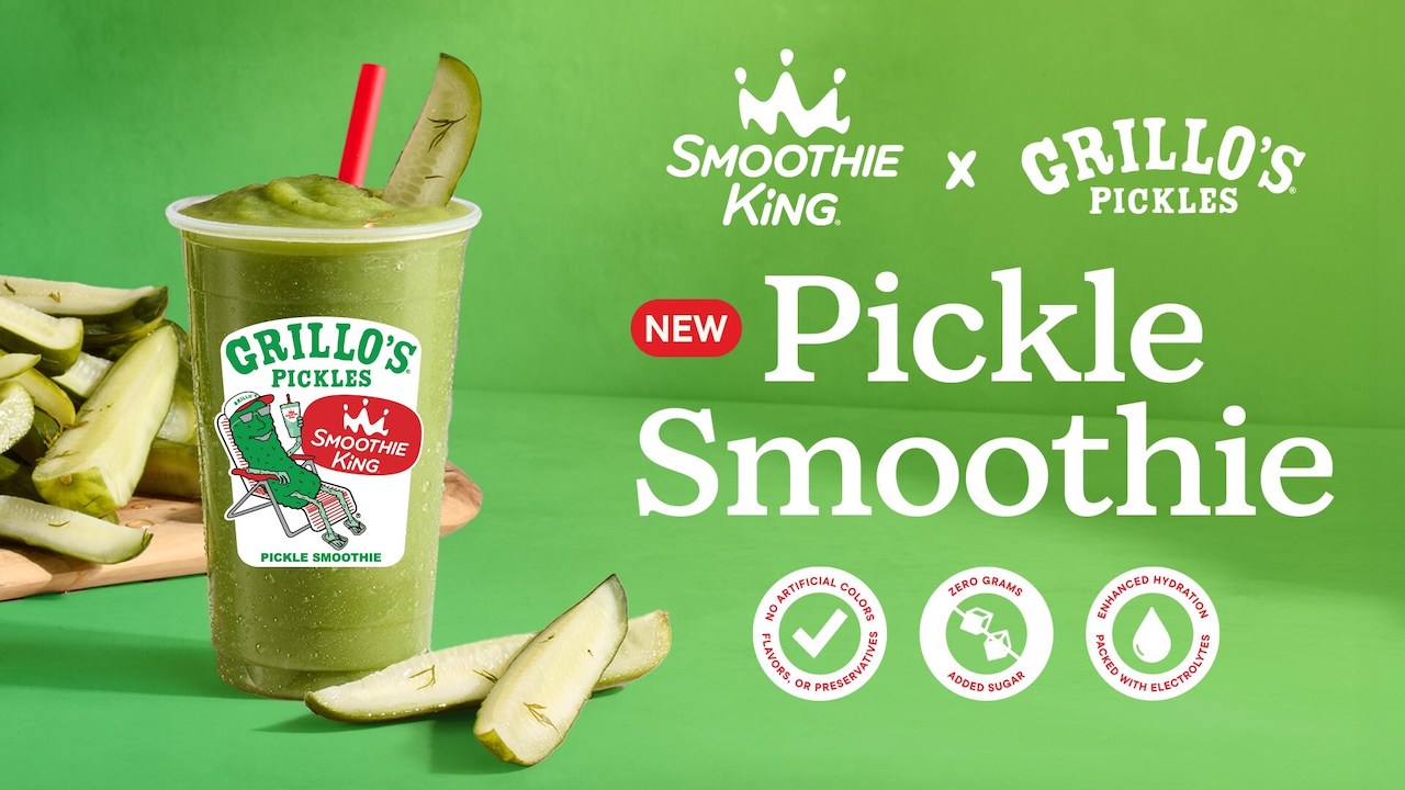 Smoothie King And Grillo’s Turn Pickles Into A Smoothie