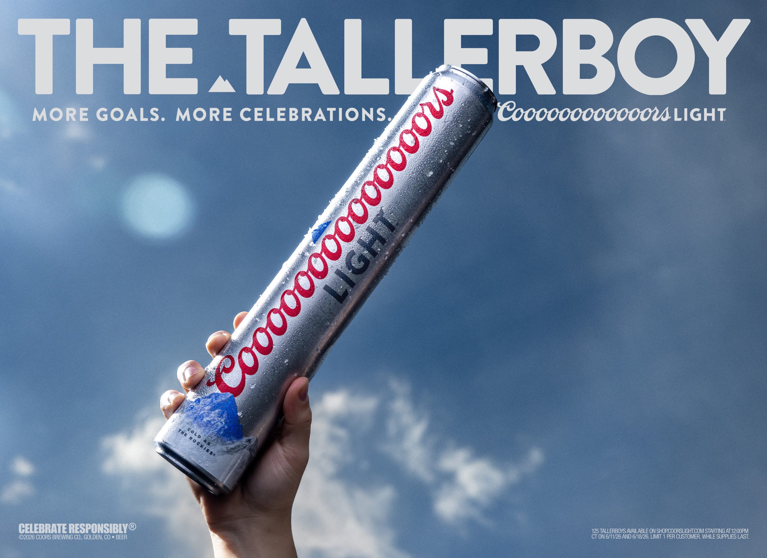 Coors' New 'Tallerboy' Holds Three Beers For World Cup Watch Parties