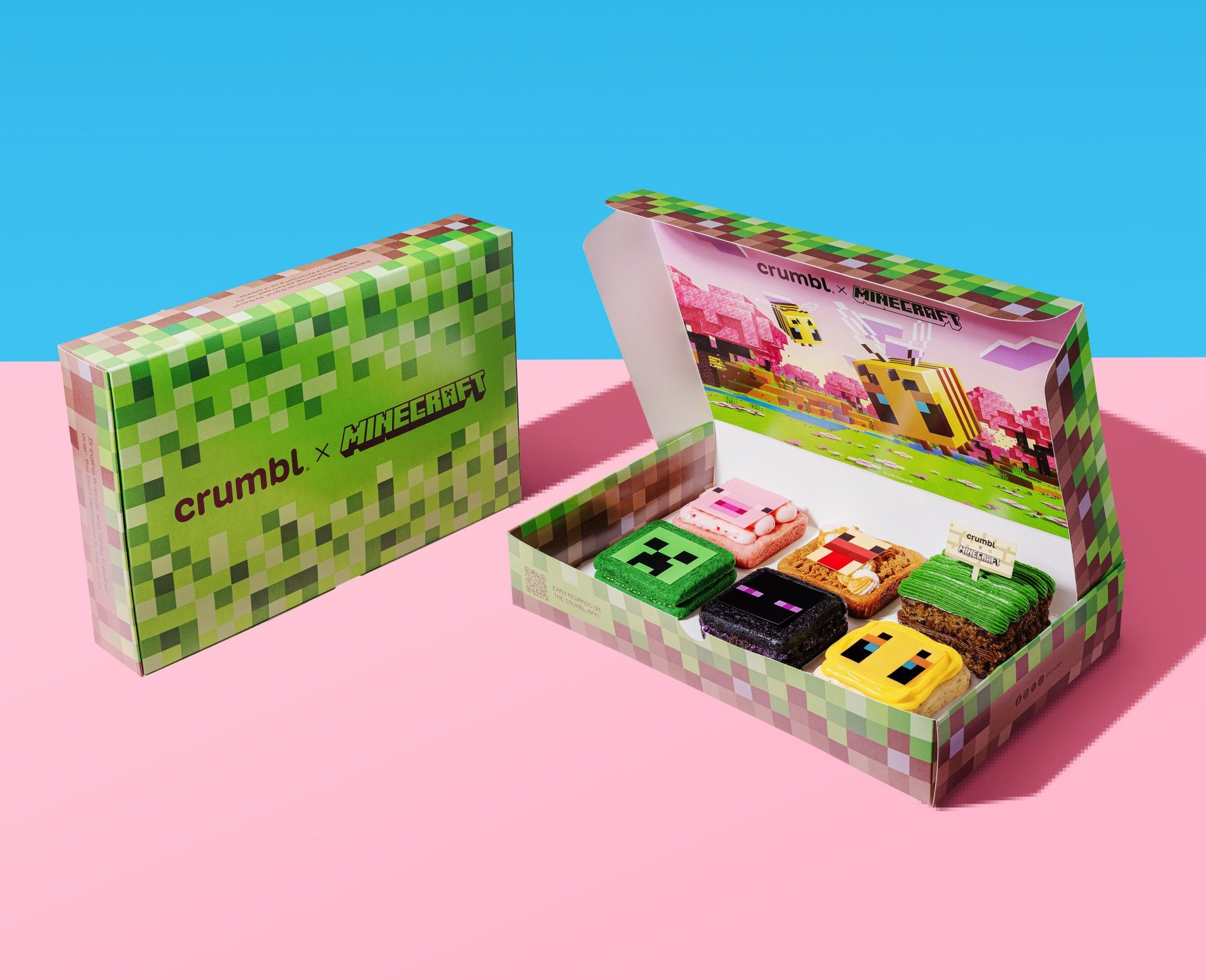 Crumbl Ditched Its Signature Cookie Shape For Minecraft