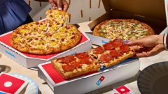 Domino’s Launches A Detroit-Style Pizza That Looks Like An Actual Domino
