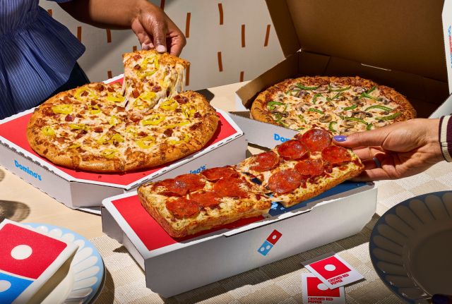 Domino’s Launches A Detroit-Style Pizza That Looks Like An Actual Domino