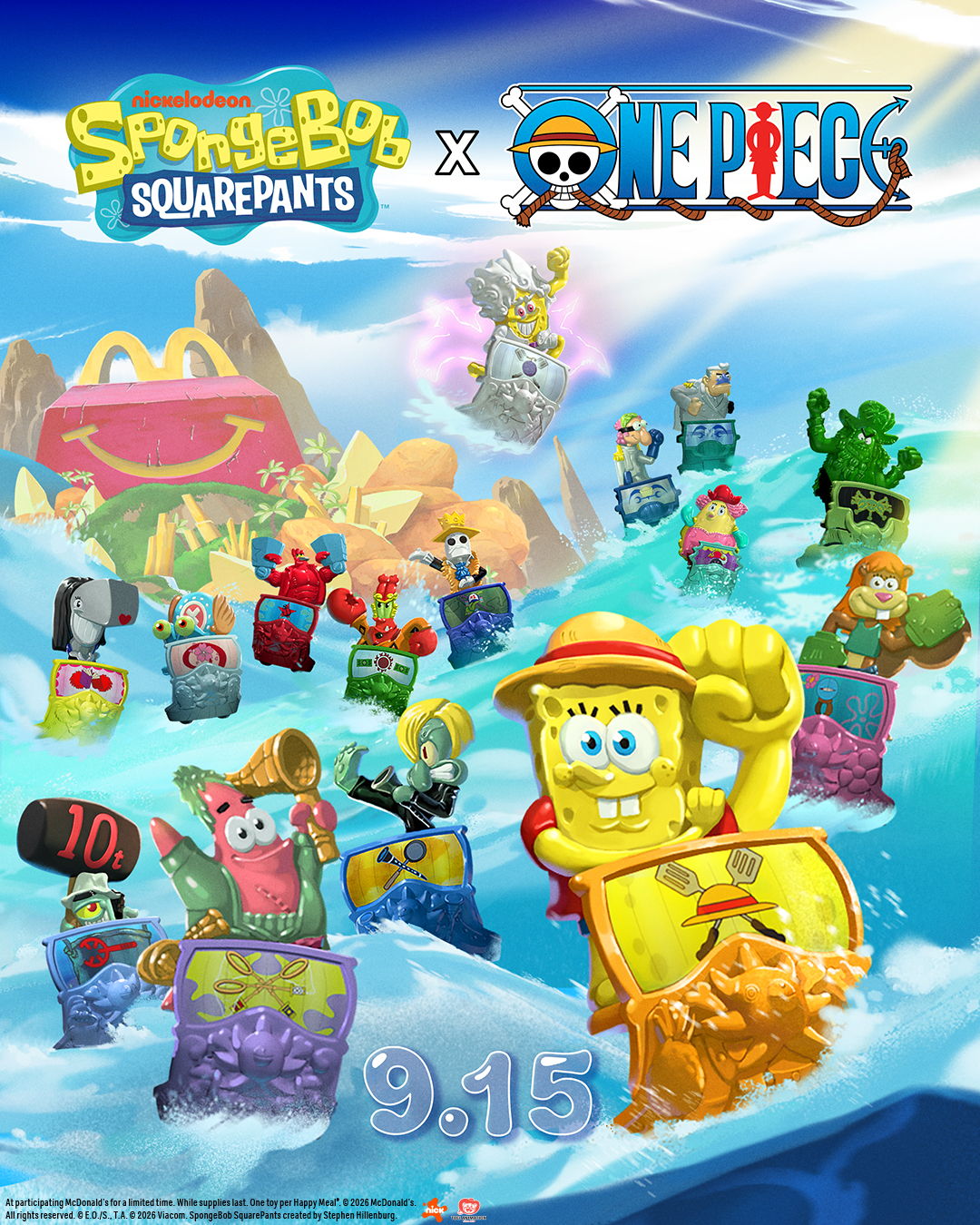 McDonald’s Just Gave SpongeBob AND One Piece The Crossover Nobody Saw Coming