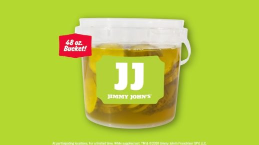 Jimmy John’s Is Serving Its New Pickles By The Bucket