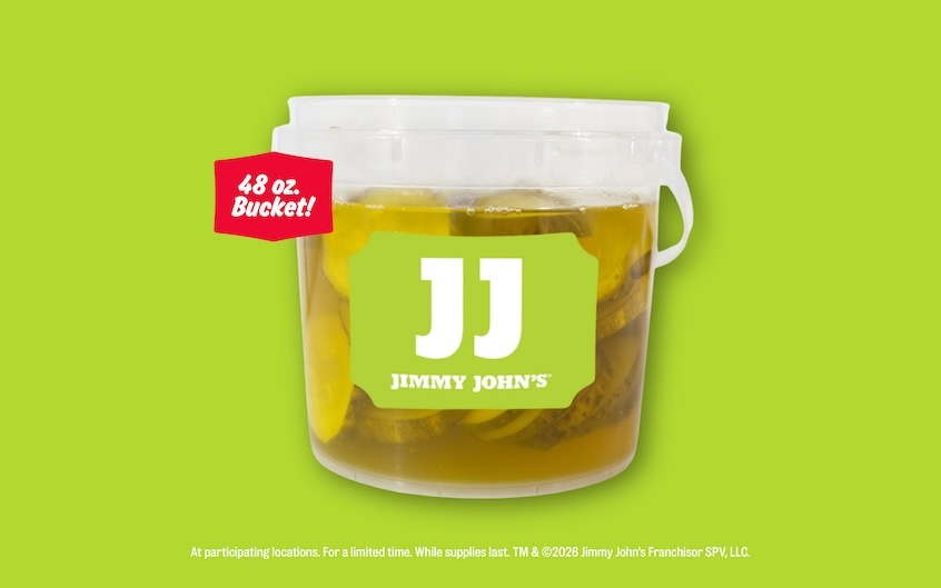 Jimmy John’s Is Serving Its New Pickles By The Bucket