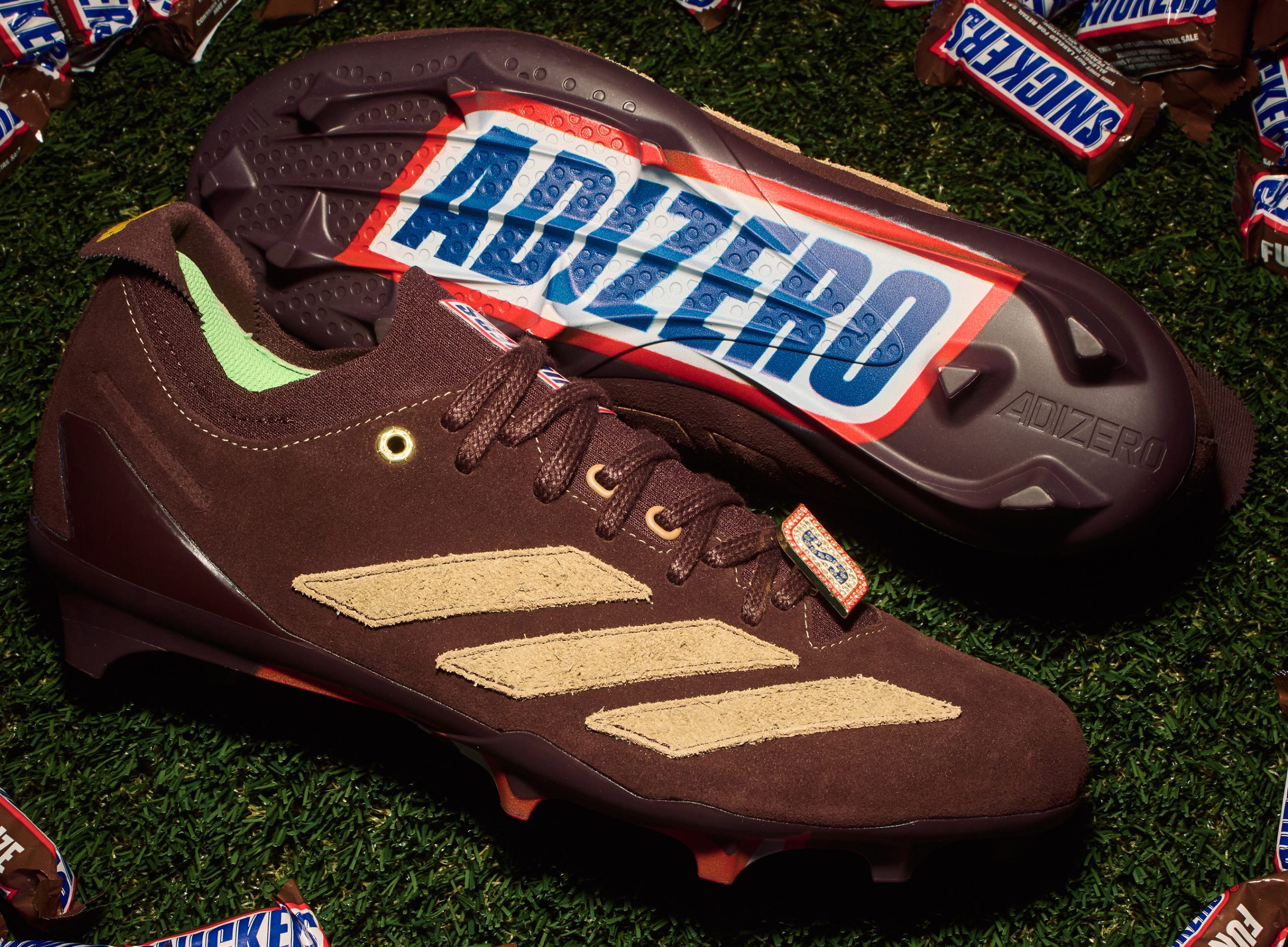 Snickers' New adidas Football Cleats Come With A Sweet Surprise