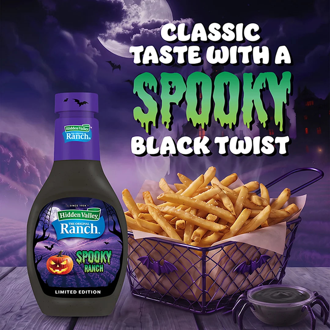 Hidden Valley Is Turning Its Ranch Black For Halloween