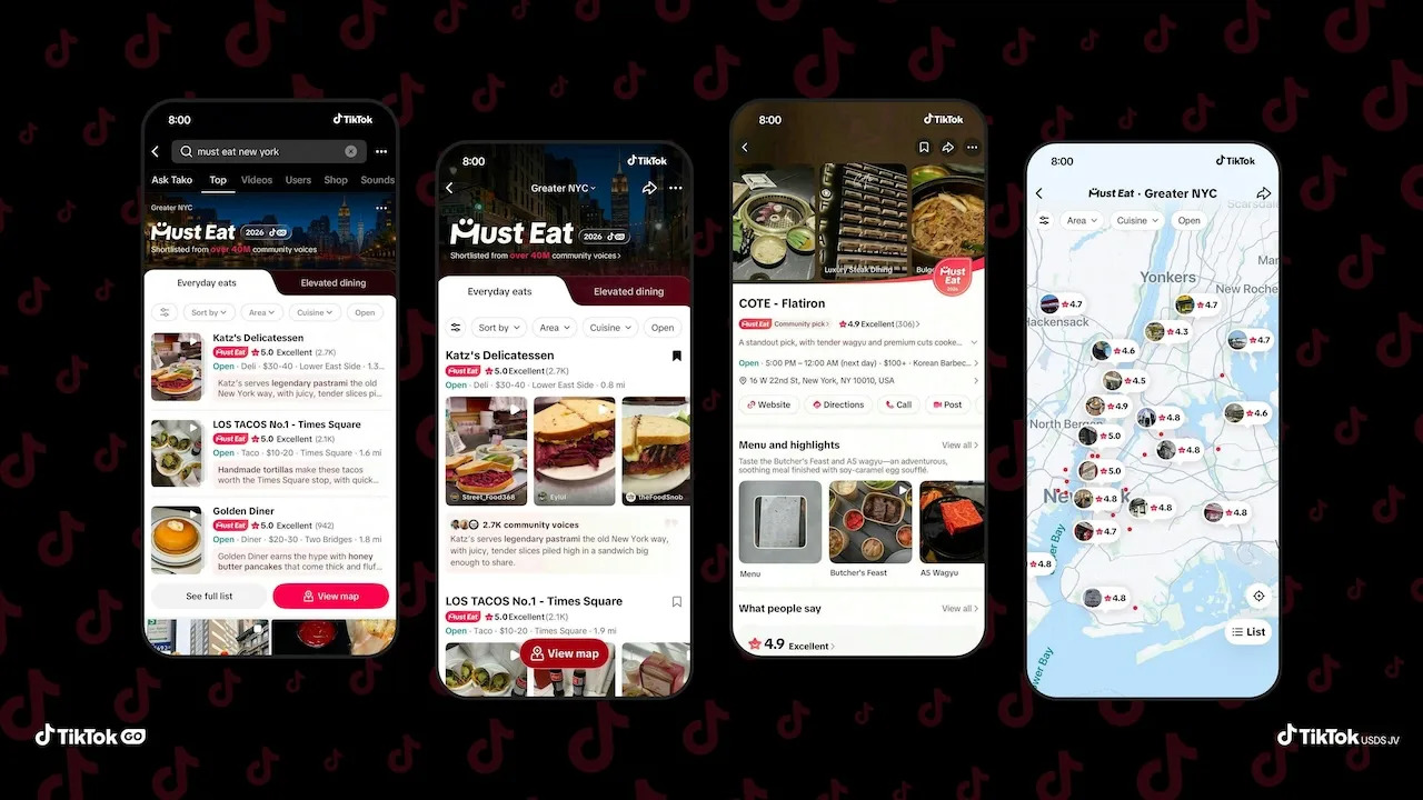 TikTok Just Made Finding Your Next Dinner Spot A Whole Lot Easier